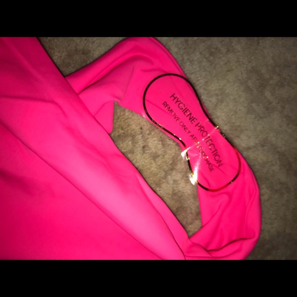 Neon Pink One-Piece Swimsuit - Picture 3 of 3